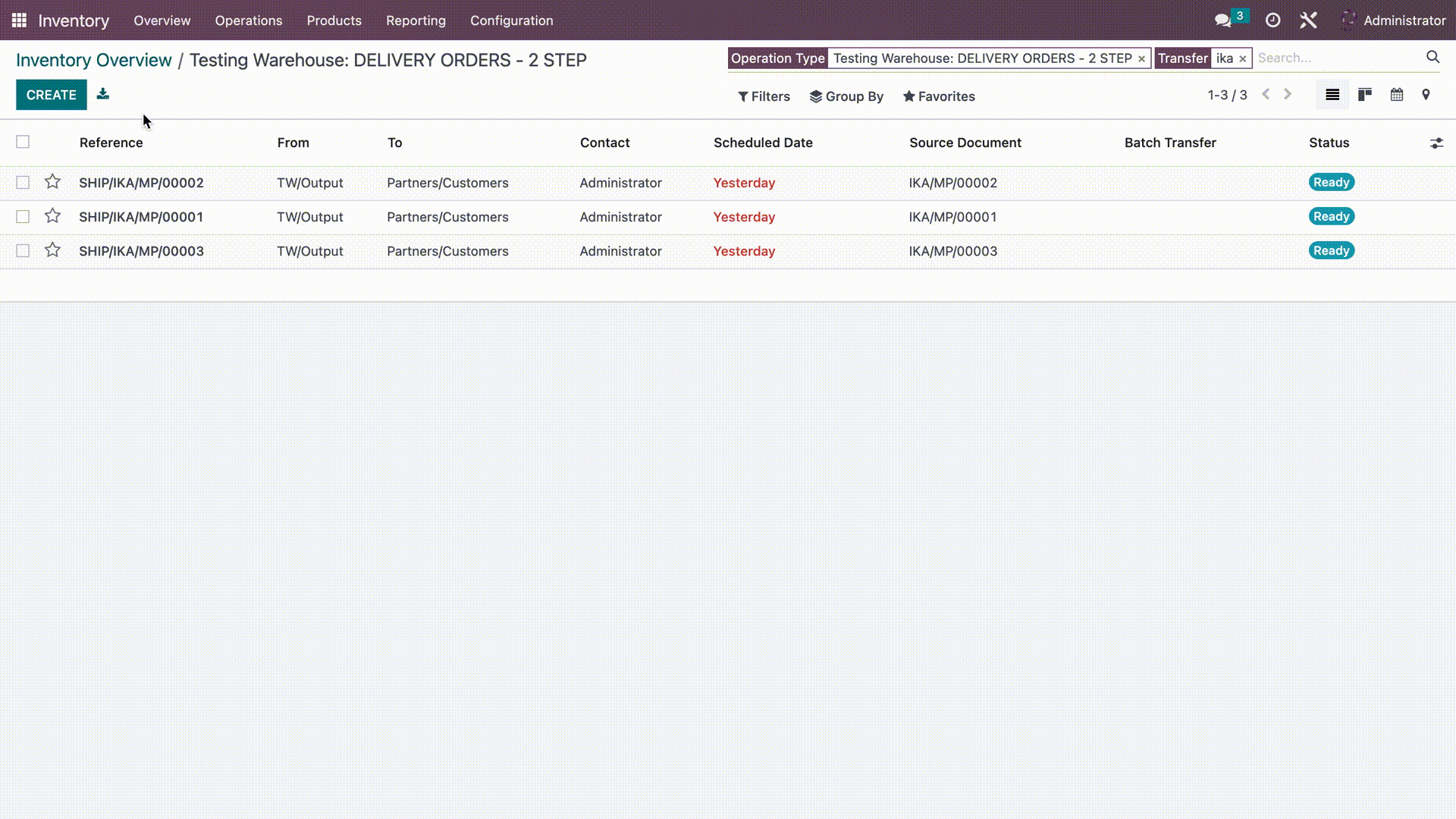 Odoo Add To Batch Transfer Delivery Order