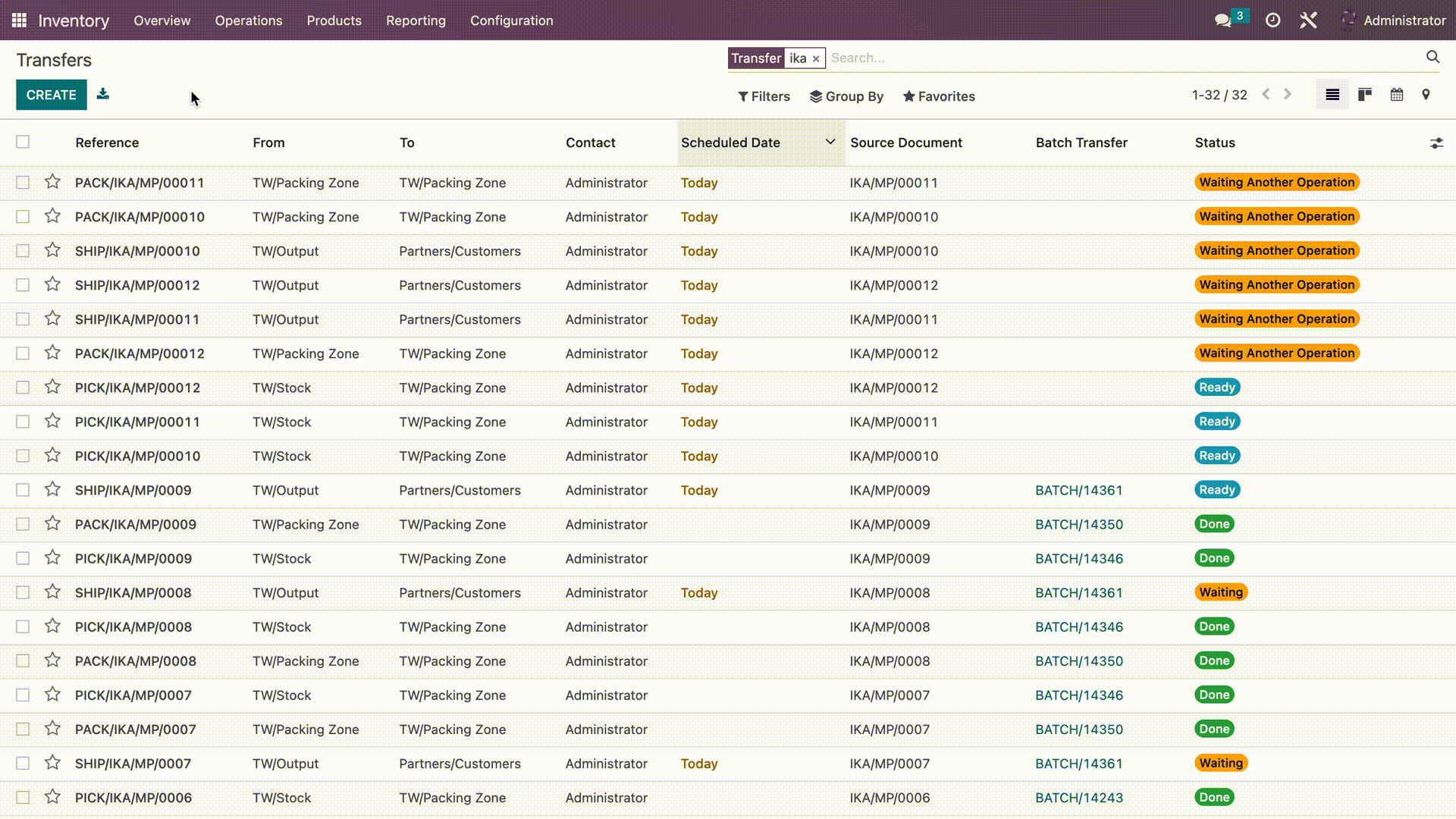 Odoo Add to Batch Pick 3-Step