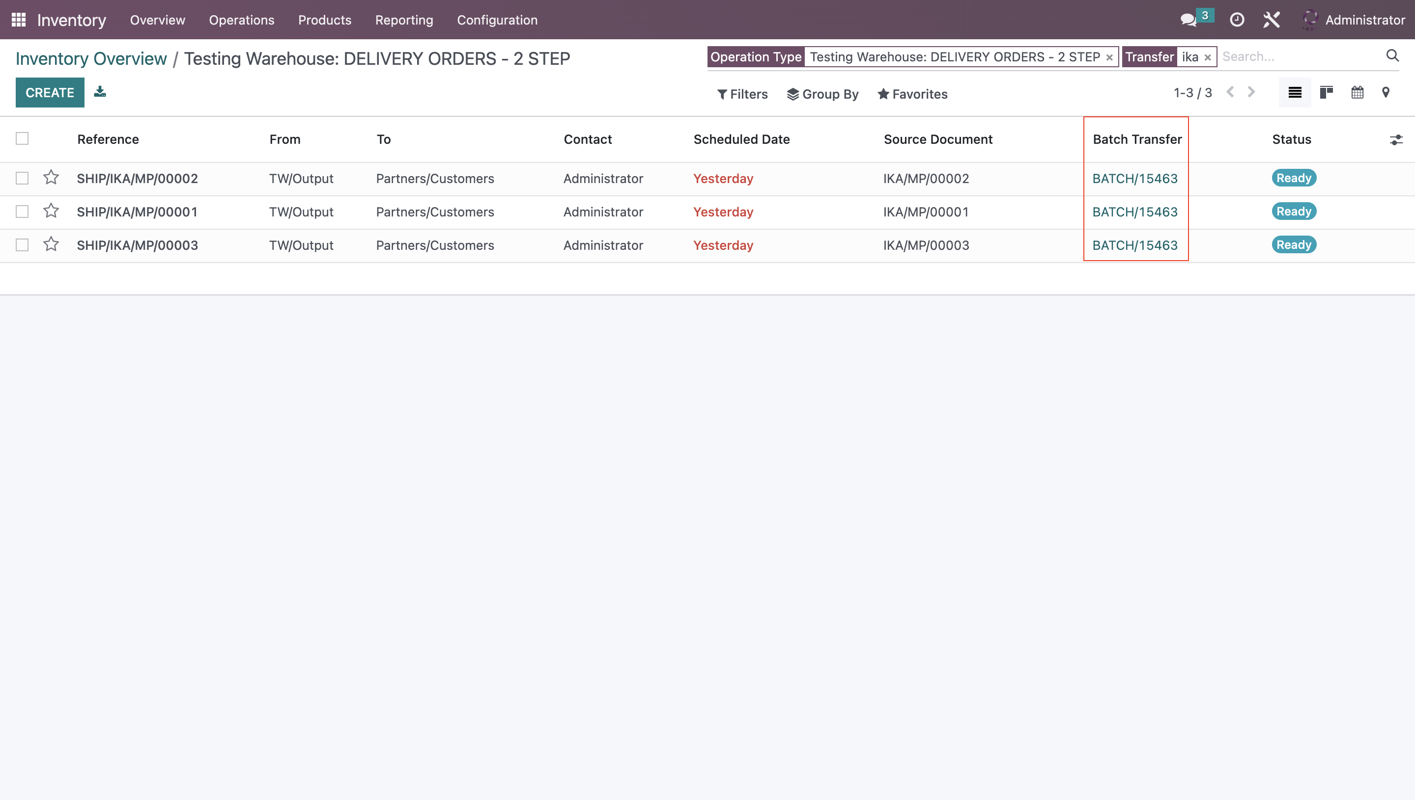 Odoo Kode Batch Transfer Delivery Order 2-Step