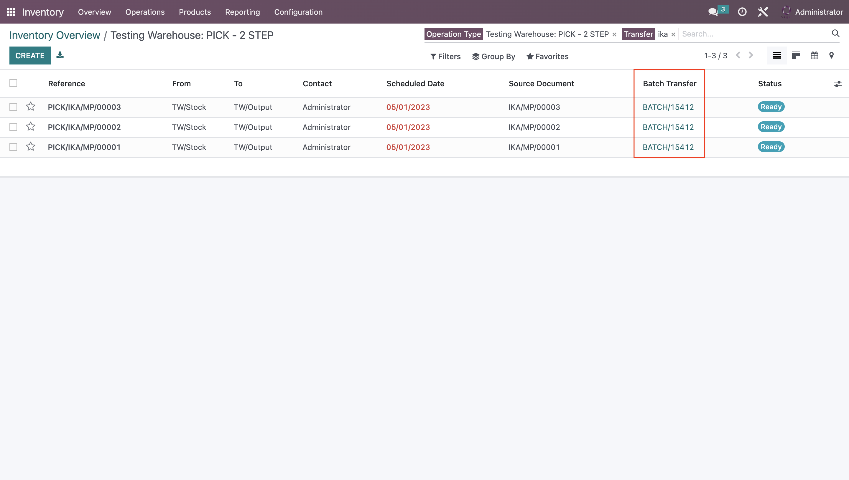 Odoo Kode Batch Transfer Pick 2-Step