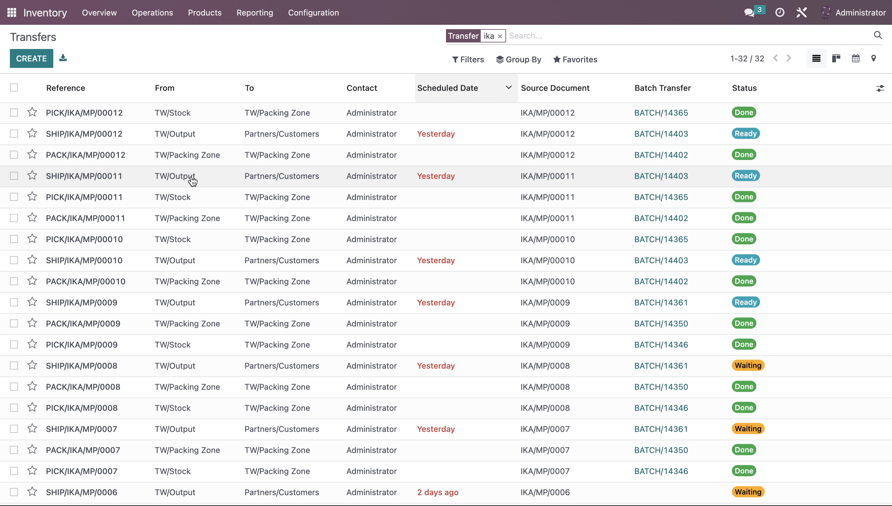 Odoo Kode Batch Transfer Delivery Order 3-Step